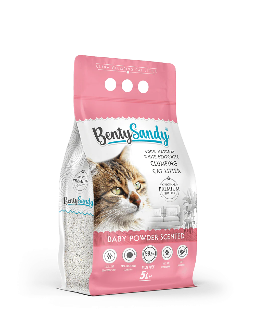 Benty Sandy Clumping Litter Baby Powder scented - Image 2