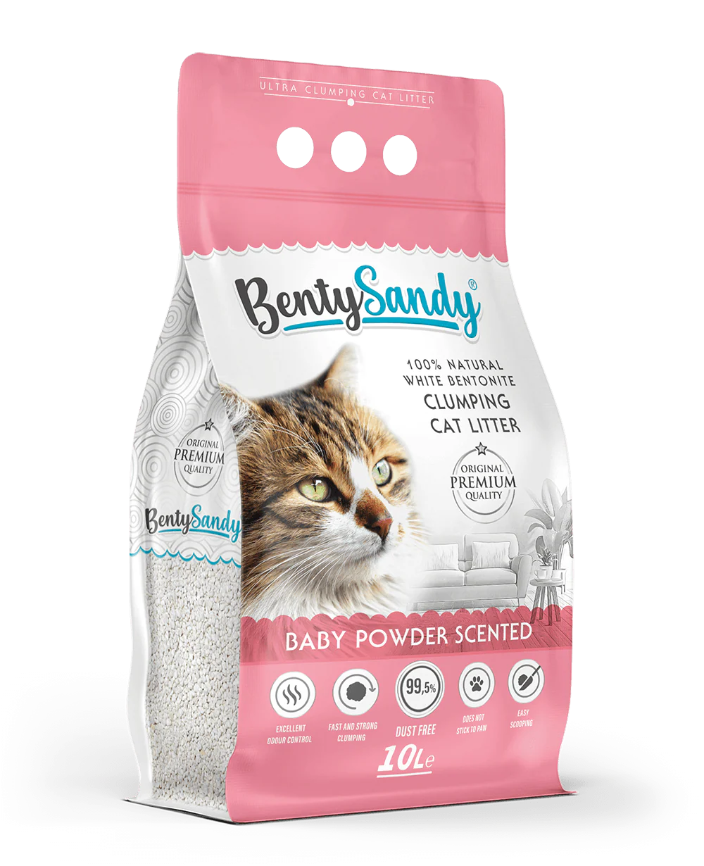 Benty Sandy Clumping Litter Baby Powder scented - Image 3