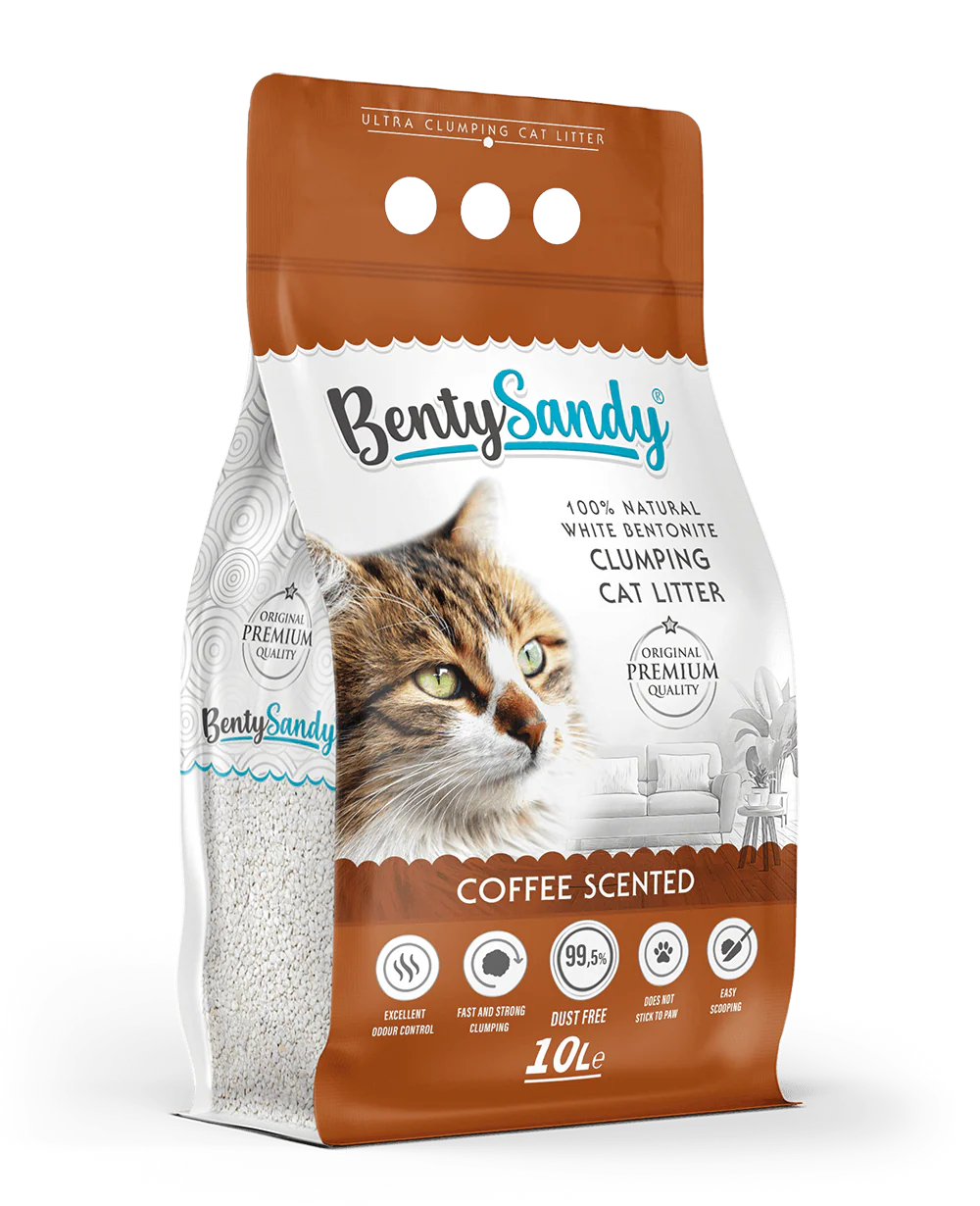 Benty Sandy Clumping Litter Coffee scented - Image 3