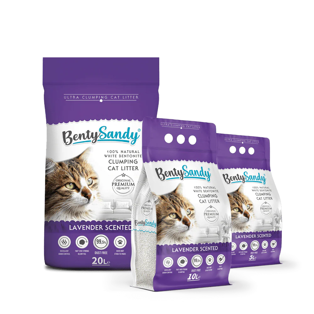 Benty Sandy Clumping Litter Lavender scented