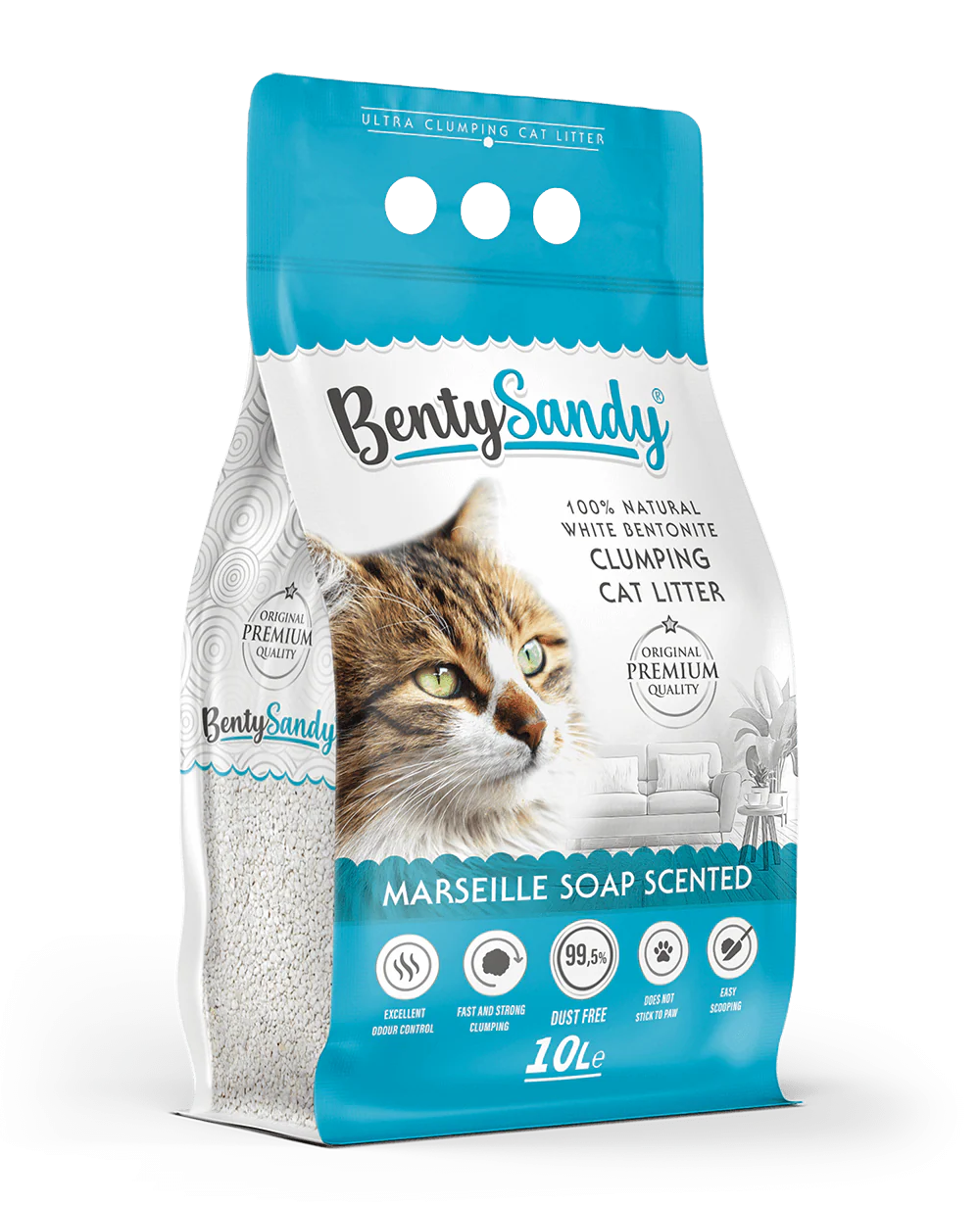 Benty Sandy Clumping Litter Marseille Soap scented - Image 3