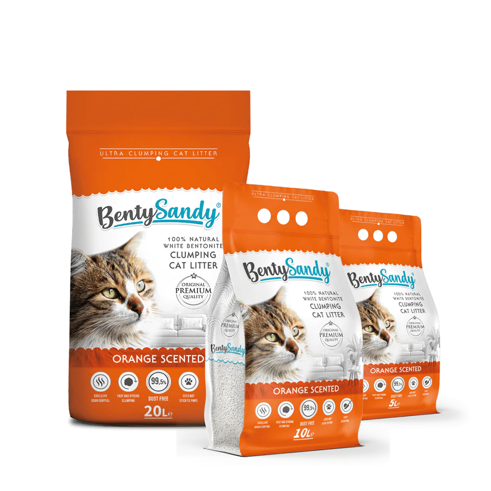 Benty Sandy Clumping Litter Orange scented