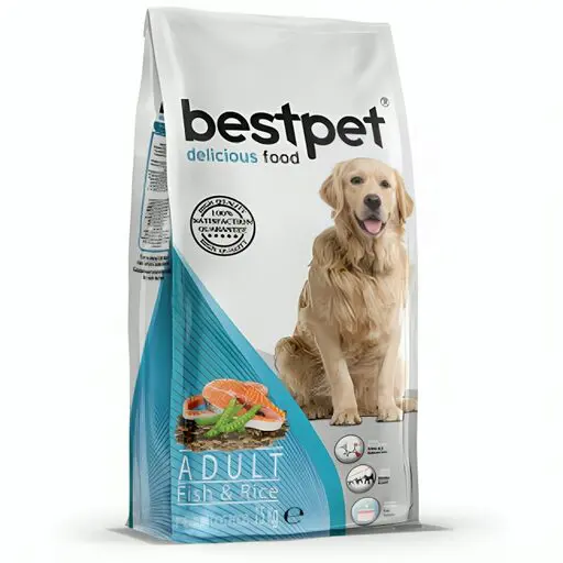 BestPet Dry Food for Adult Dogs with Fish & Rice 15kg