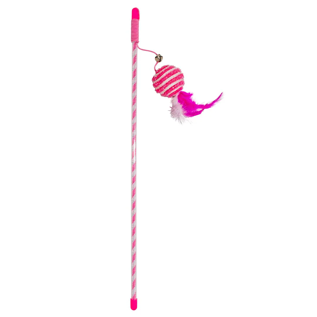 Cat Playing Rod - Catchy Glitterball
