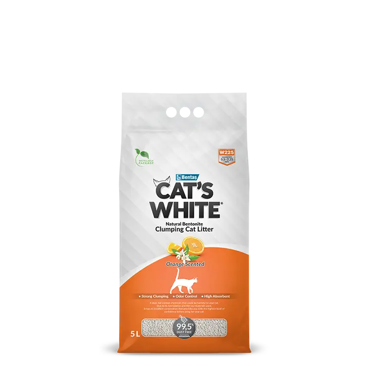 Cat's White Clumping Cat Litter 5L - Image 3
