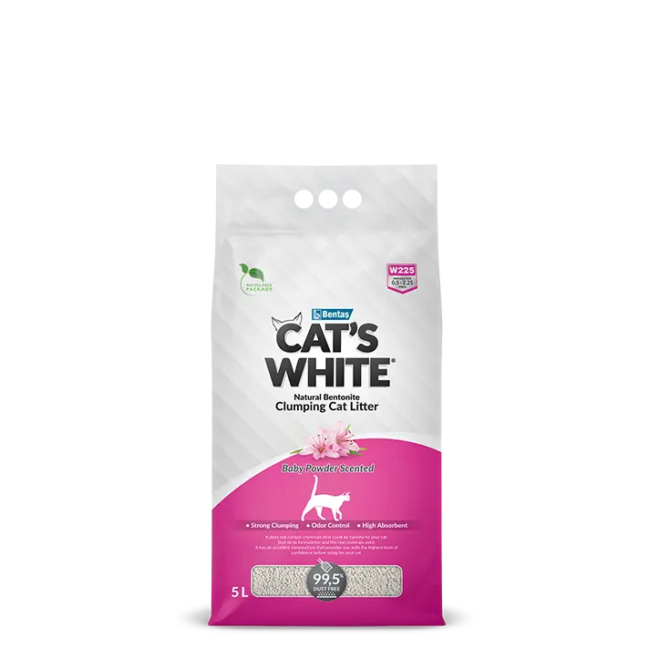 Cat's White Clumping Cat Litter 5L - Image 4