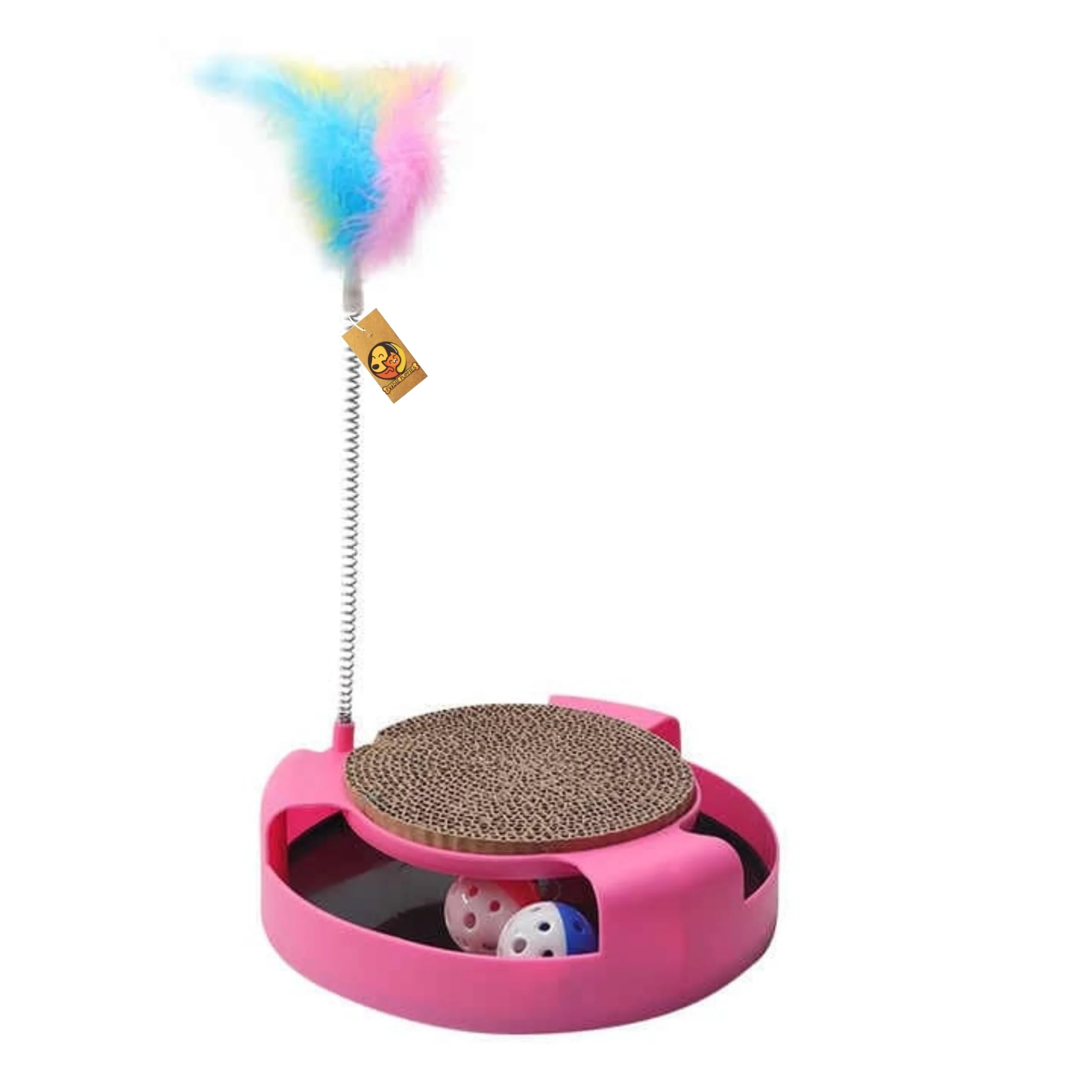 Cat Scratching Playboard Toy - (Spinny Scratch Toy) - Image 2