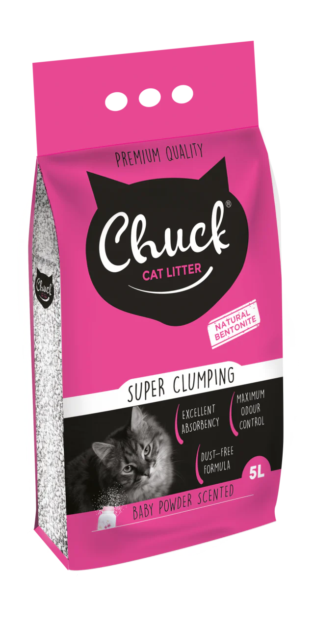 Chuck Cat 5 Litre Baby Powder Scented