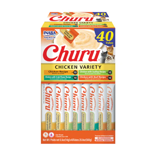Churu Chicken Variety Box 40 Tubes