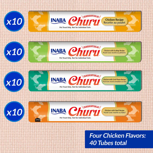 Churu Chicken Variety Box 40 Tubes - Image 3