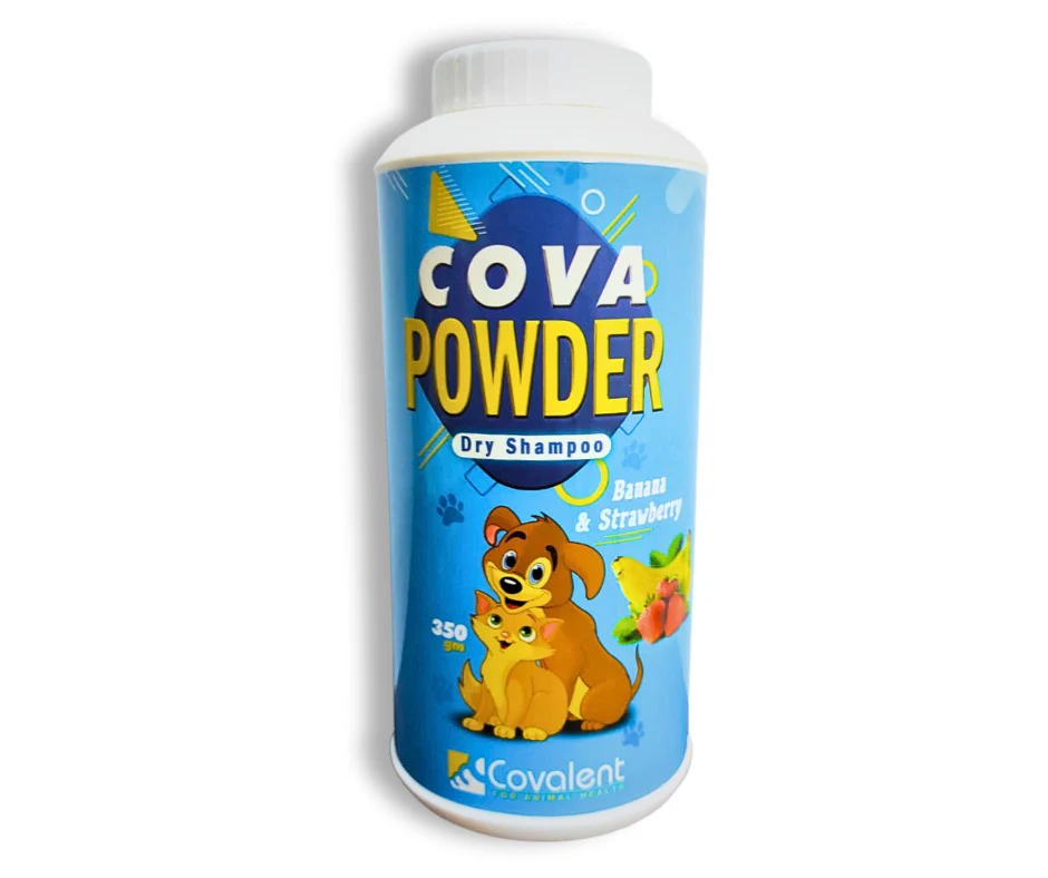 Cova Powder Dry Shampoo For Dogs & Cats (scent )350gm - Image 3