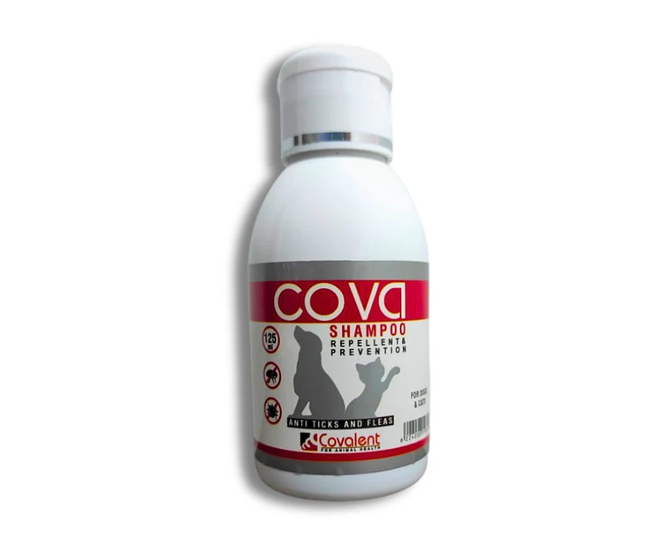 Cova Shampoo Red Anti Ticks & Fleas For Dogs & Cats