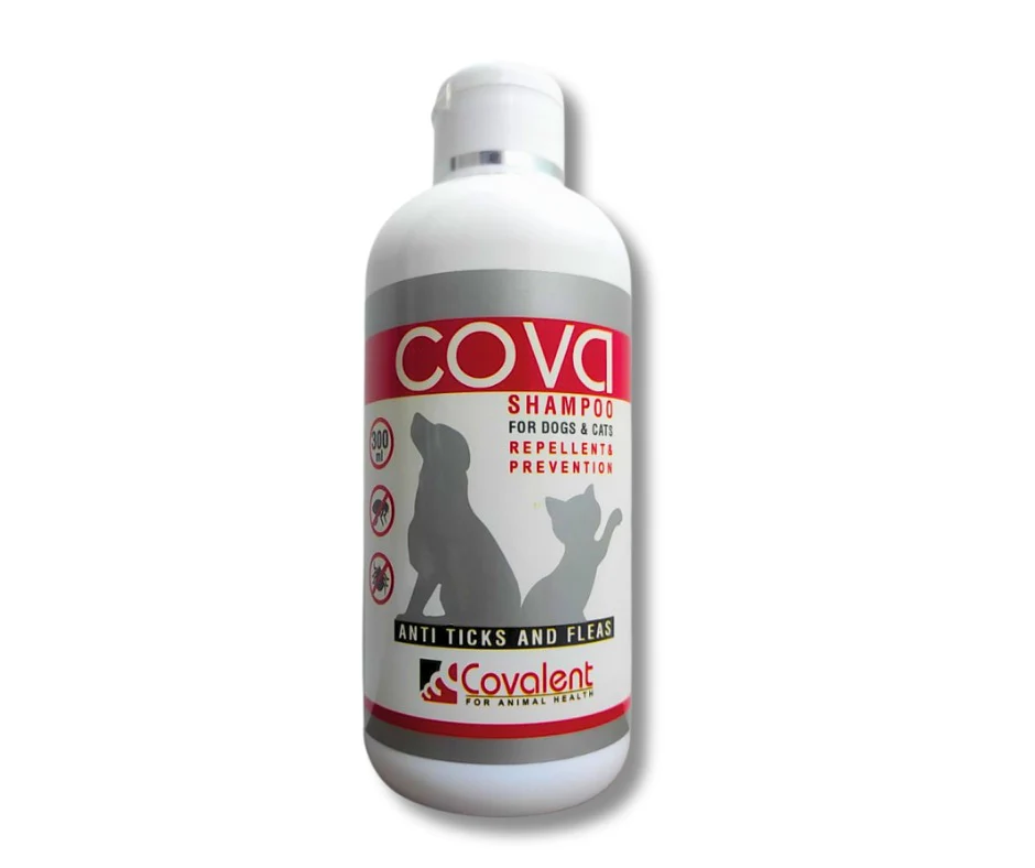 Cova Shampoo Red Anti Ticks & Fleas For Dogs & Cats - Image 2