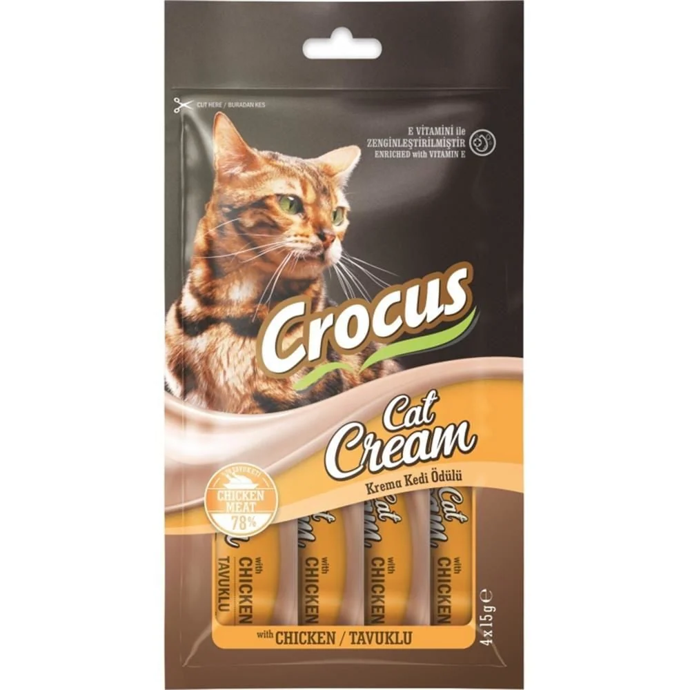 Crocus Cat Cream Award Chicken 4*15 gr