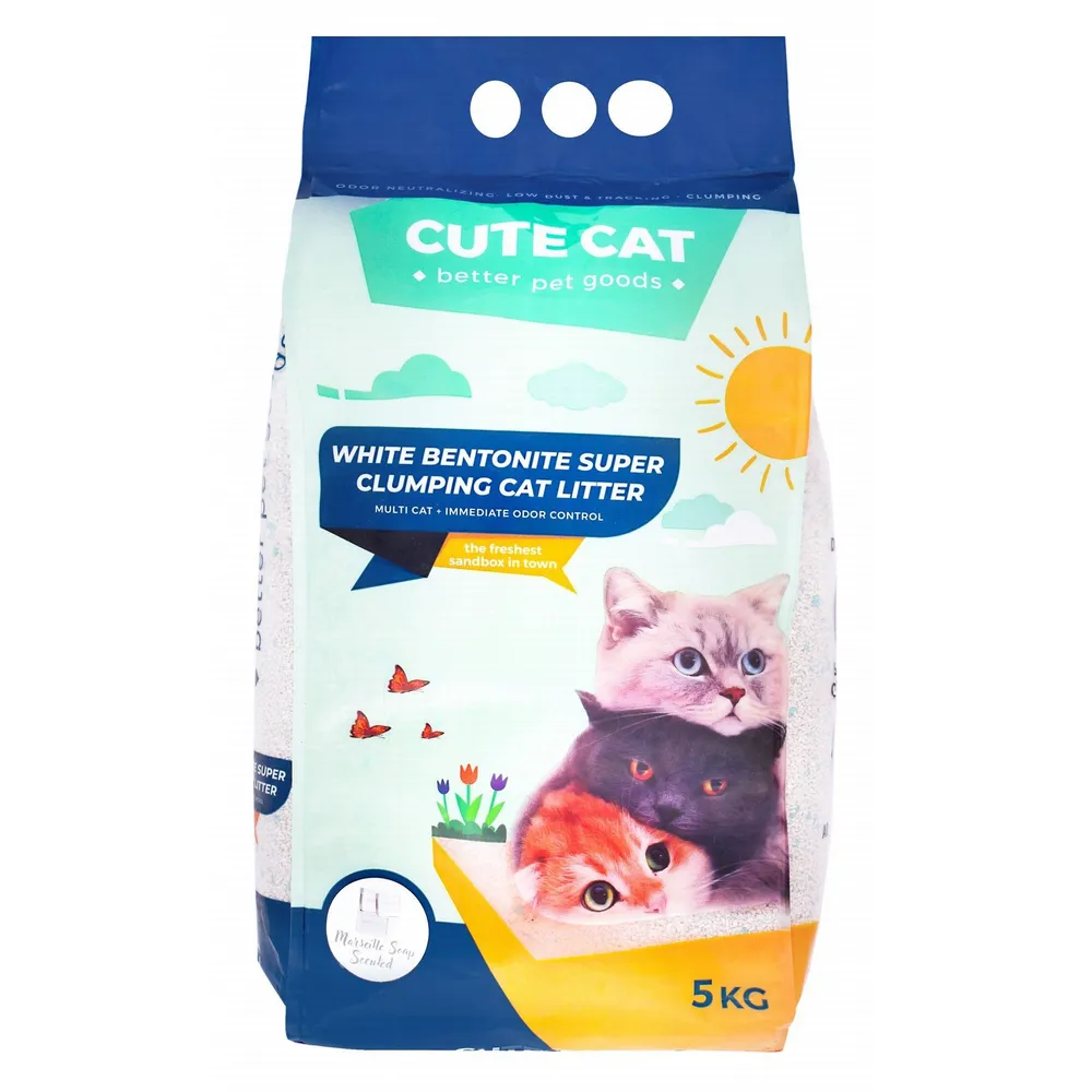 Cute Cat Clumping Cat Litter 5KG