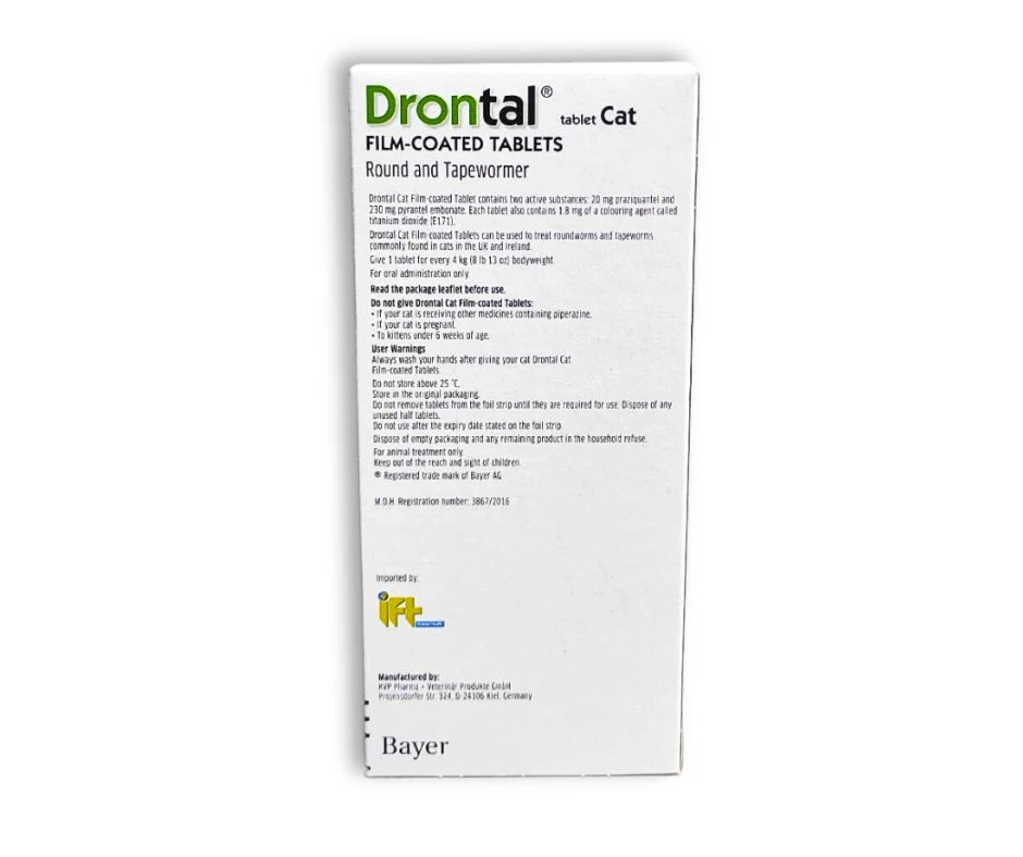 Drontal Cat Worming(1 Tablet) - Image 4