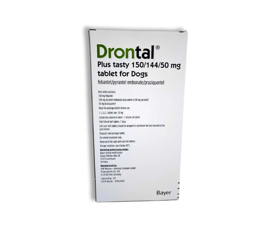 Drontal Dogs Bone (1 Tablet) - Image 3