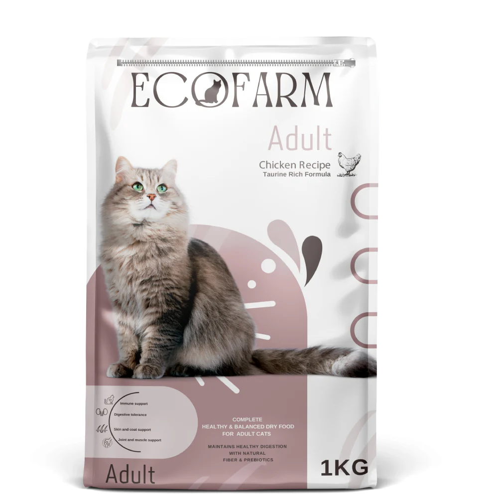 Ecofarm Adult Cat Dry Food Chicken Recipe
