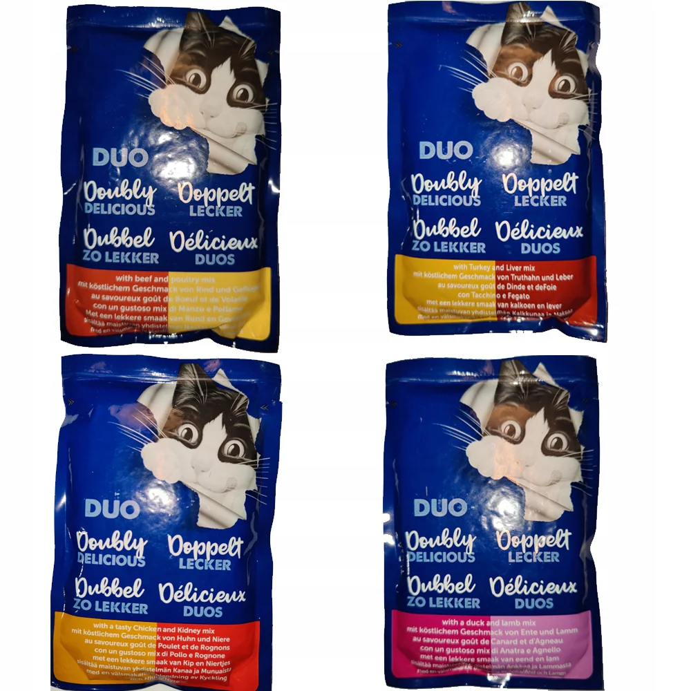 FELIX® DUO .Pieces in jelly. Canned portioned full-ration food for adult cats 85g