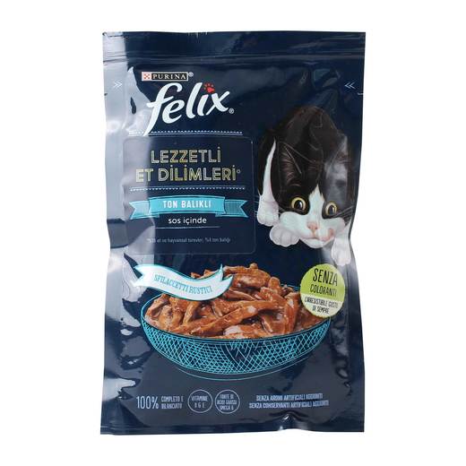 Felix Shreds Tuna Meat Slices Wet Cat Food 80 Gr