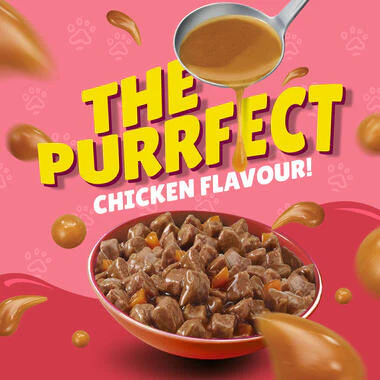 Friskies Junior With Chicken In Gravy Wet Cat Food 85g - Image 2