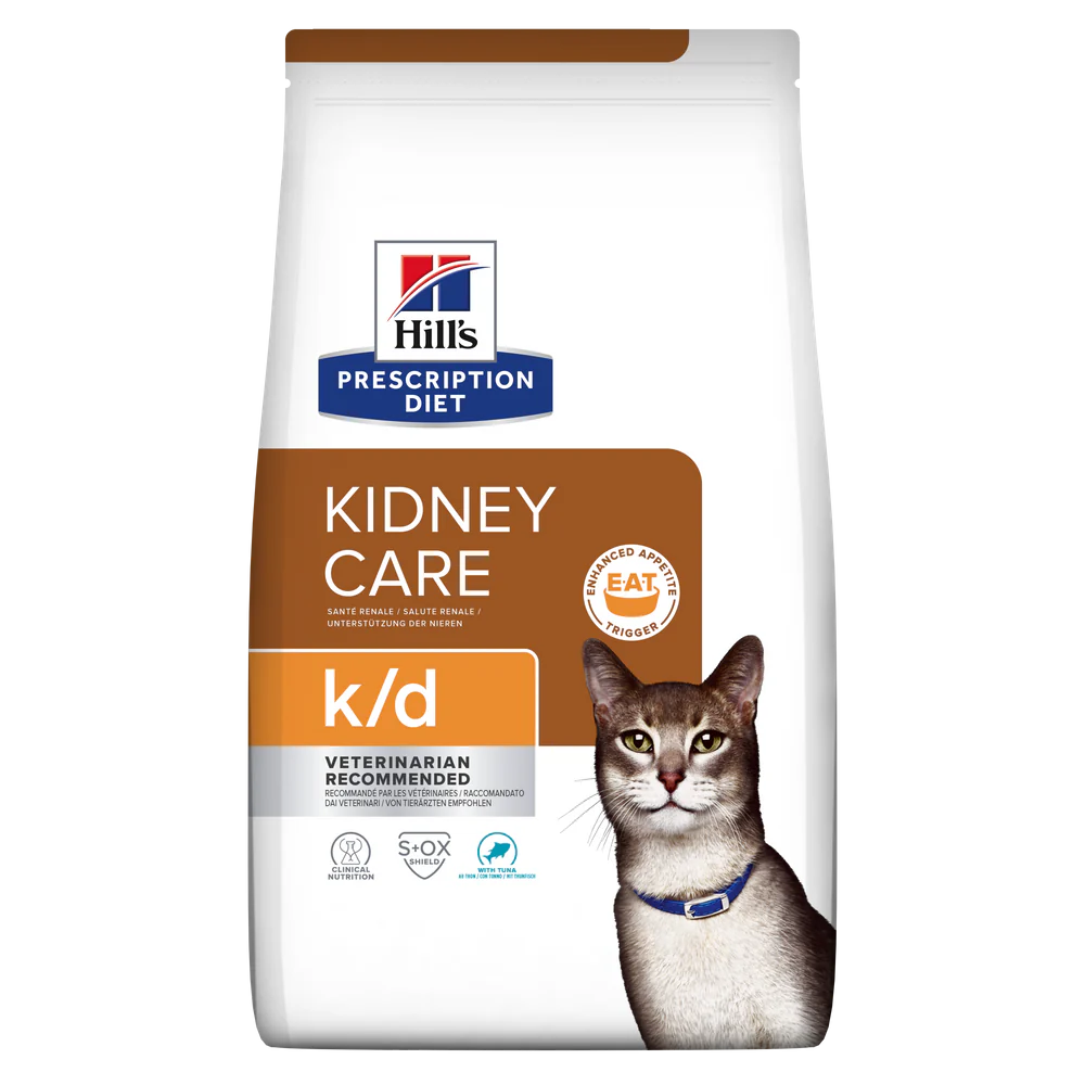 Hill’s Veterinary K/D Kidney Care Dry Cat Food with Tuna 1.5kg