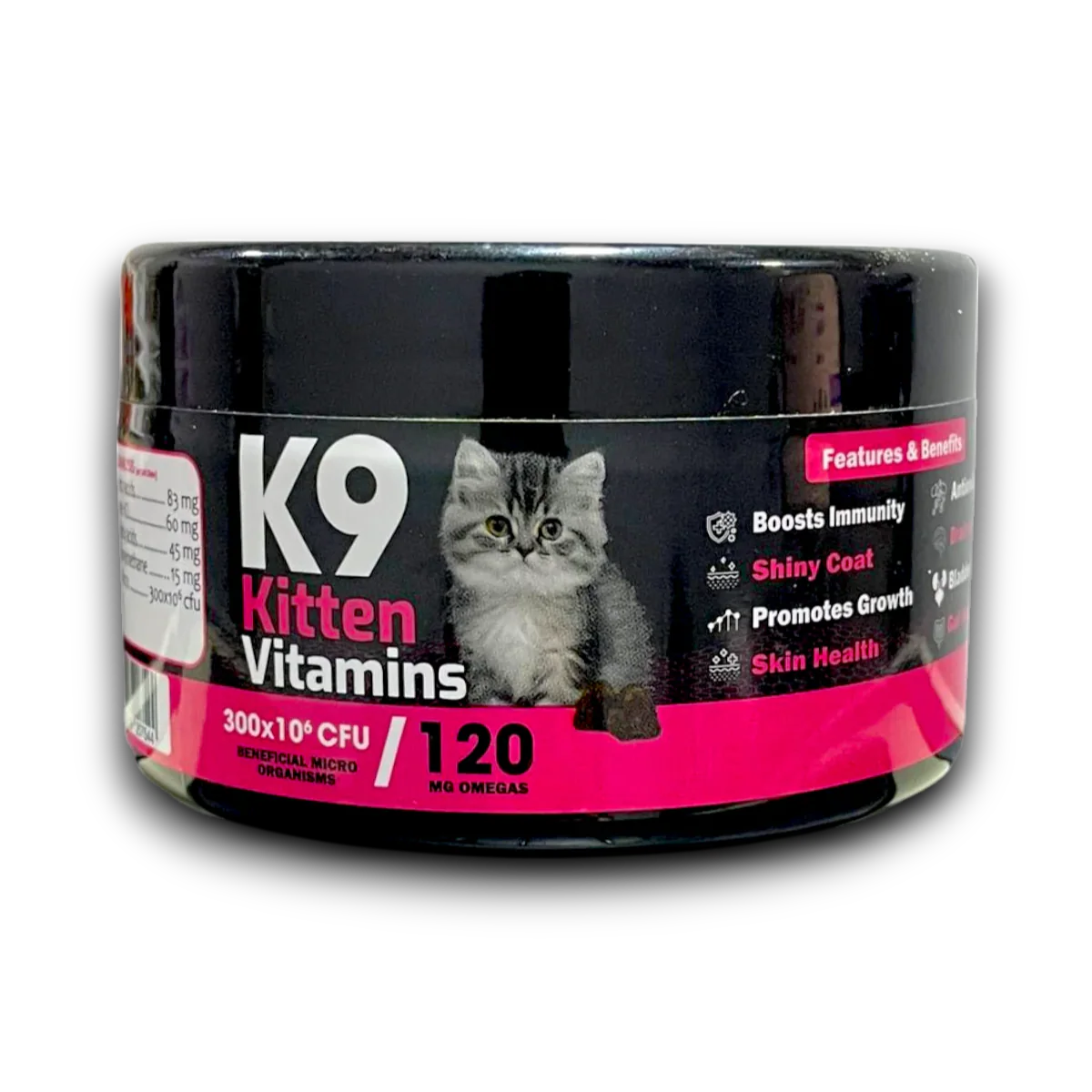K9 Kitten Vitamins (60 Soft Chews)