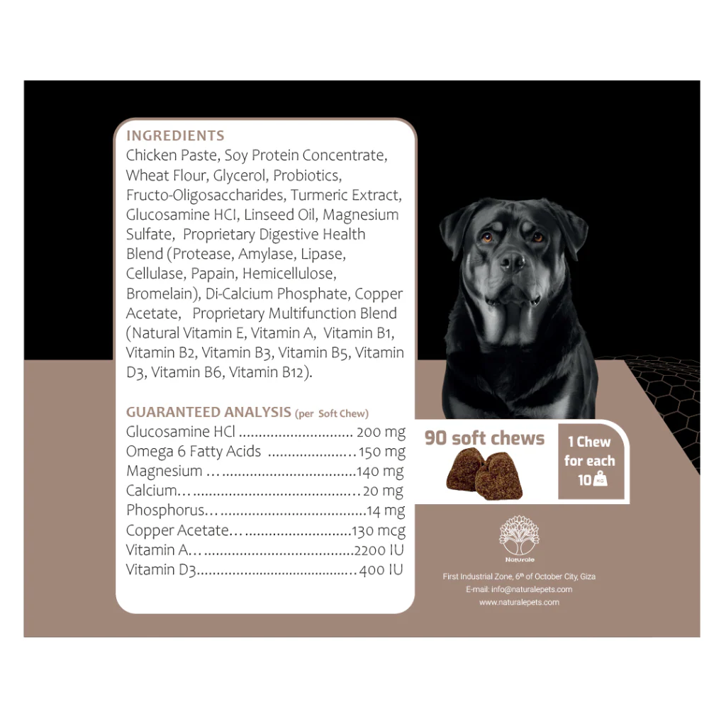 K9 Rottweiler Vitamins (90 Soft Chews) - Image 3