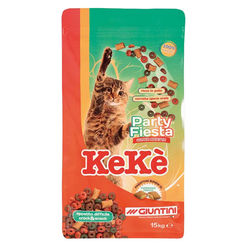 Keke Party Fiesta Crock & Snack Cat Dry Food