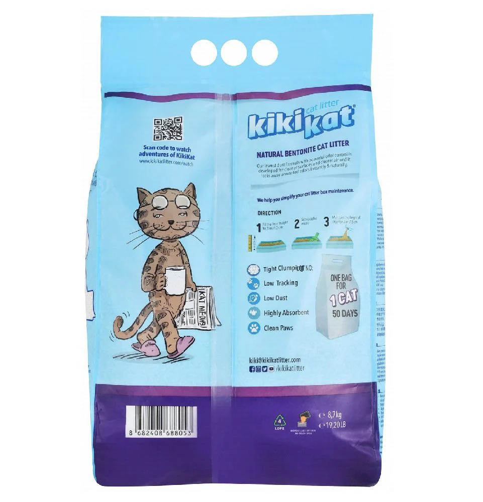 Kiki Kat White Bentonite Clumping Cat Litter  (10L) - Image 2