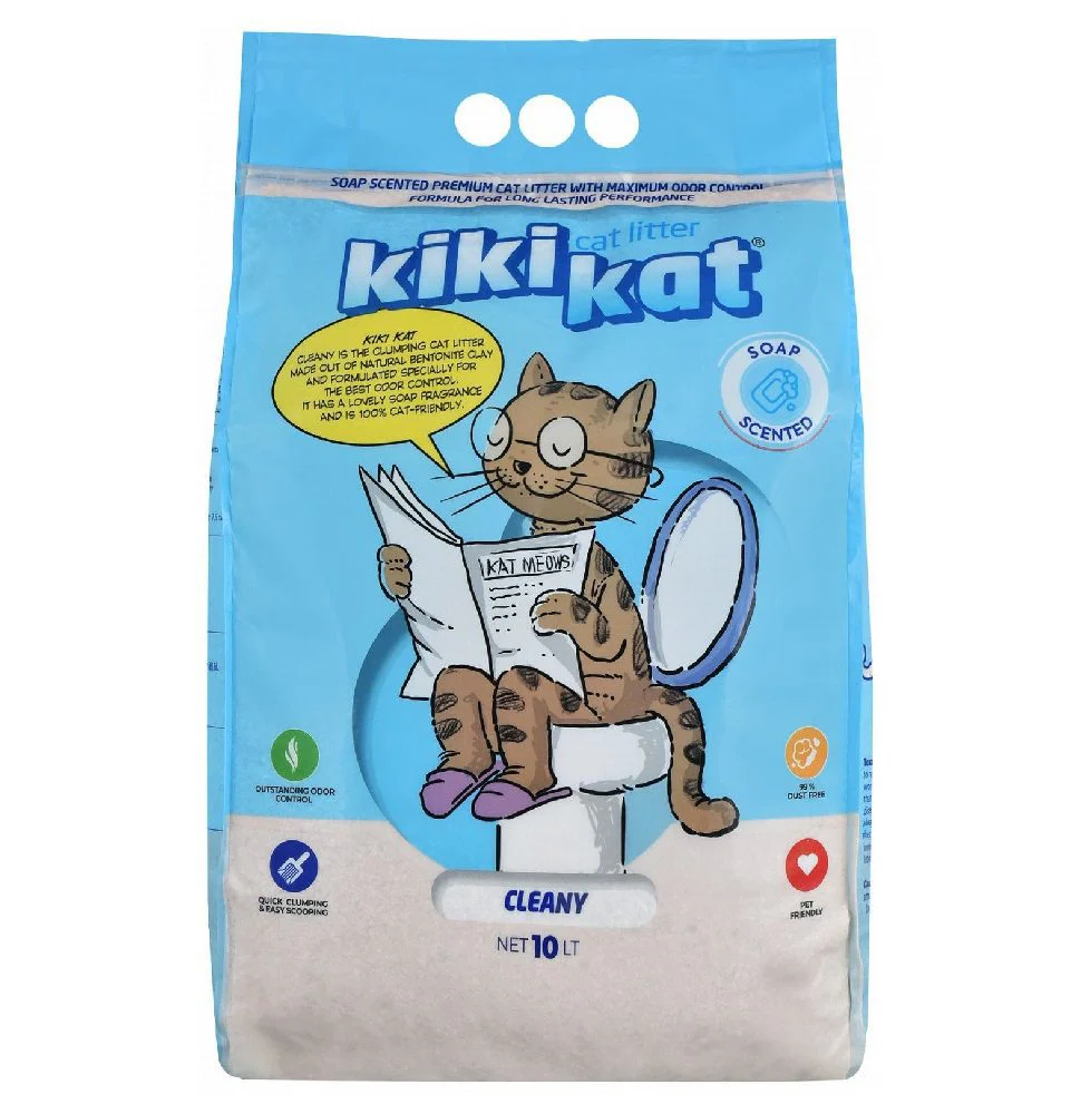 Kiki Kat White Bentonite Clumping Cat Litter  (10L) - Image 5