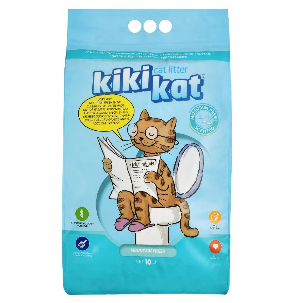 Kiki Kat White Bentonite Clumping Cat Litter  (10L) - Image 7