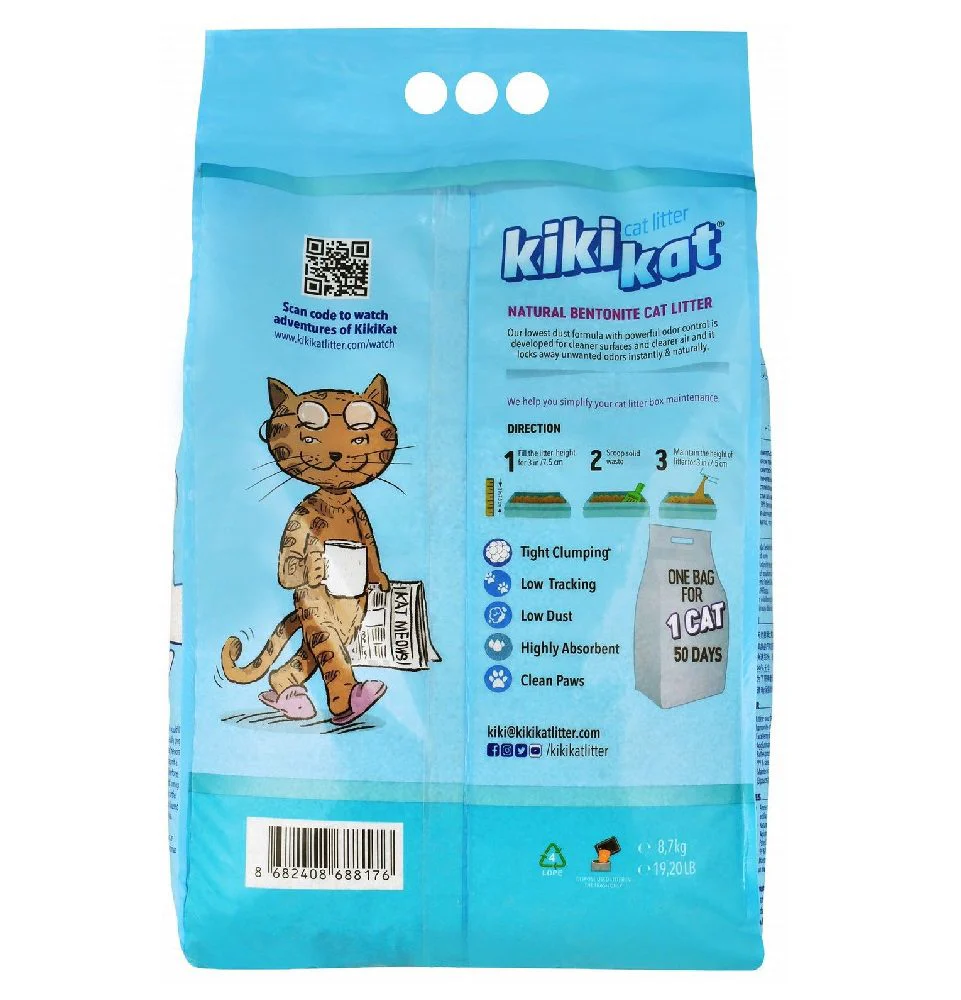 Kiki Kat White Bentonite Clumping Cat Litter  (10L) - Image 8