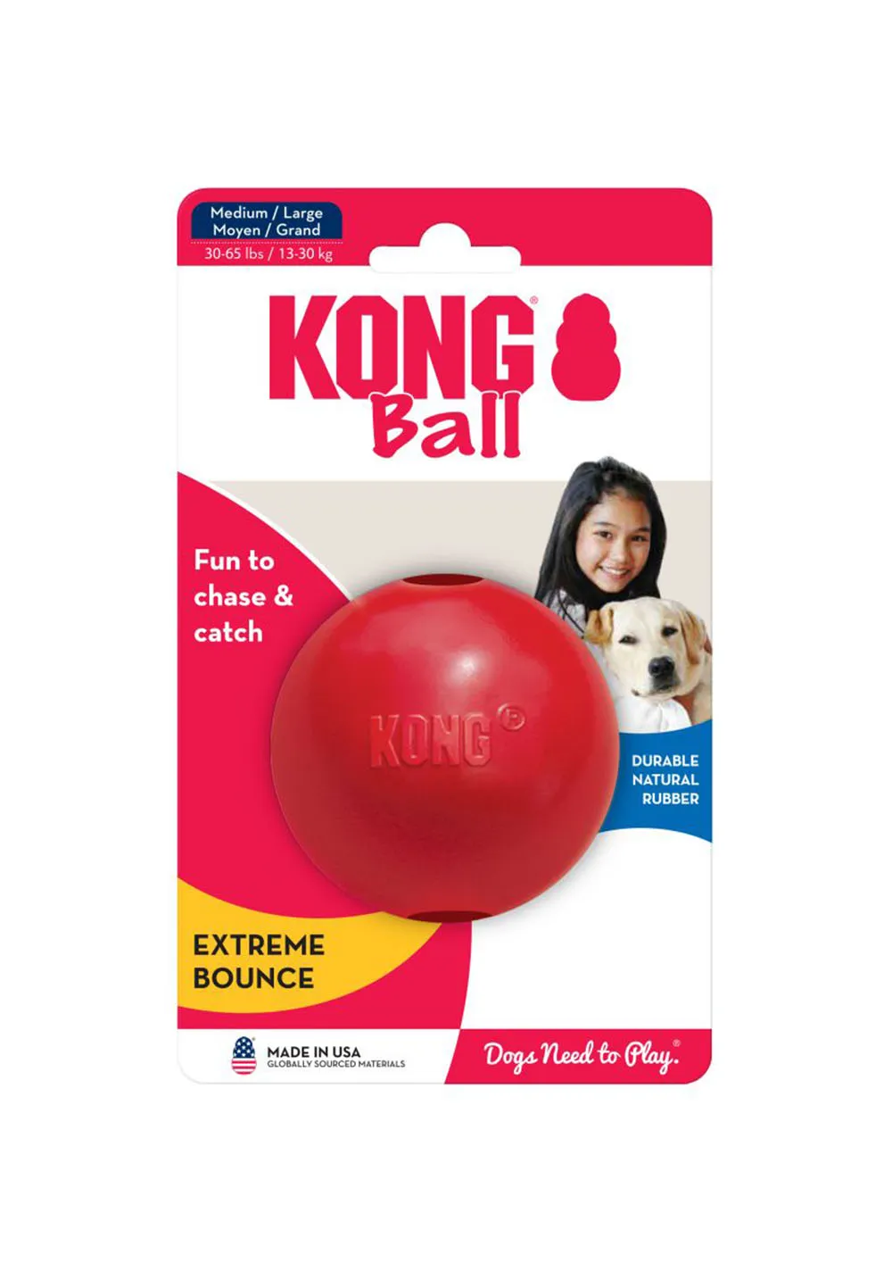Kong Biscuit Ball _red - Image 4