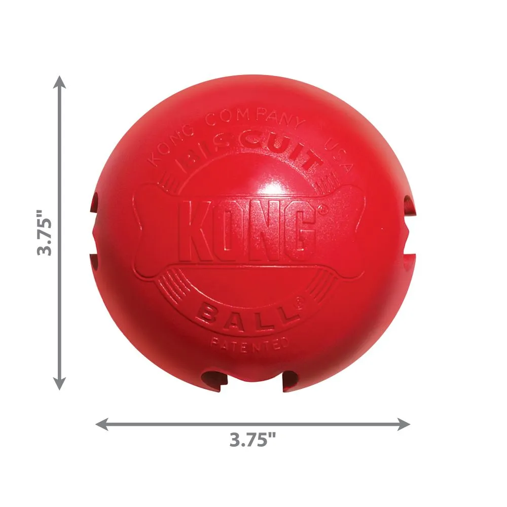 Kong Biscuit Ball _red - Image 5