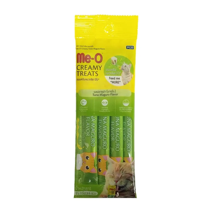 Me-O Creamy Treats Tuna Maguro Flavor (15Gx4)