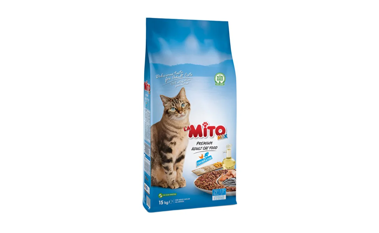 Mito Mix Adult Cat Food Colorful Chicken & Fish 15kg