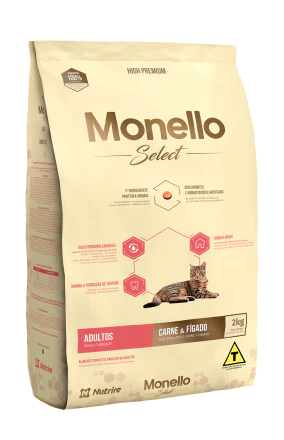 Monello Special Premium Select Adult Cat Food Meat And Liver Flavor (2Kg)