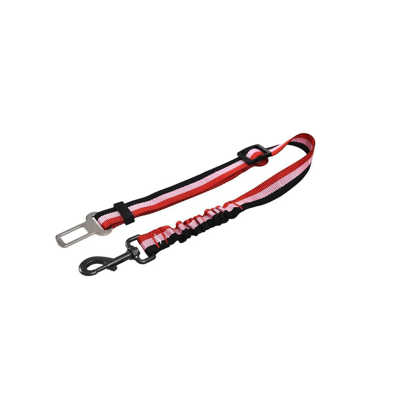 NaomiPET Car Seat Belt  Black and Red  YL107770