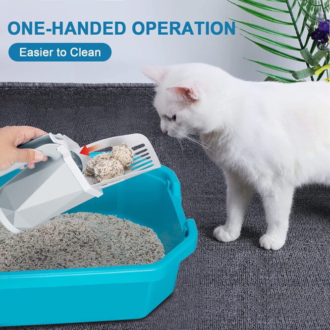 NAOMI Cat litter Scoop with garbage can LS201 - Image 5