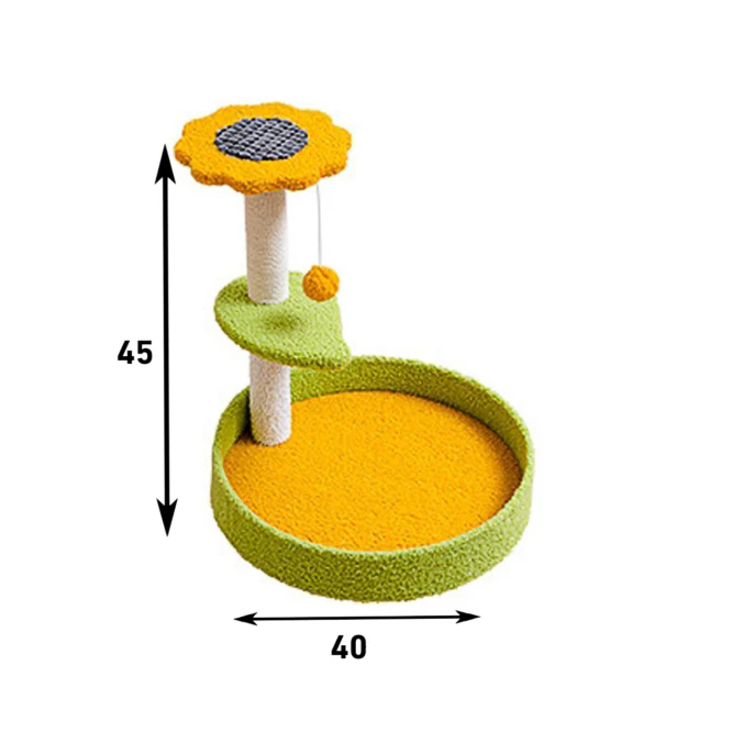 Naomi Scratcher Sunflower cat climbing CT231 - Image 3
