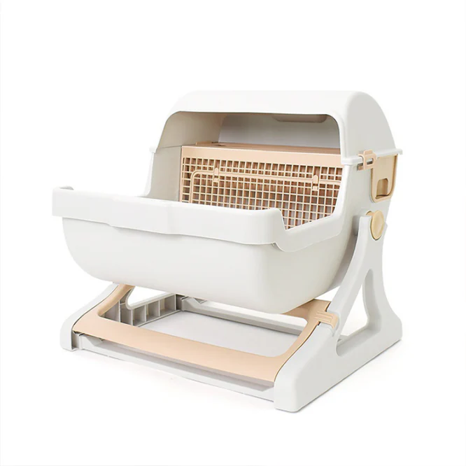 Naomi Semi-automatic Cat Litter Box with Side Door E217