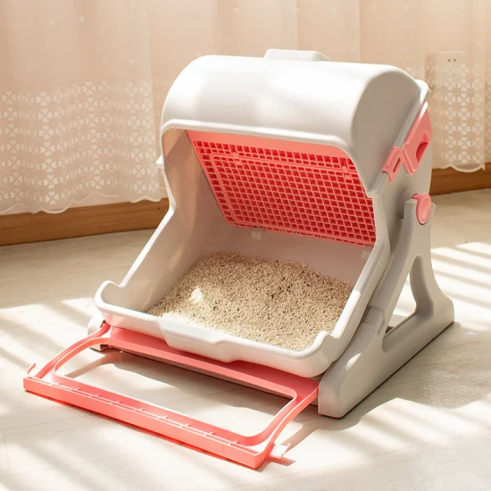 Naomi Semi-automatic Cat Litter Box with Side Door E217 - Image 5
