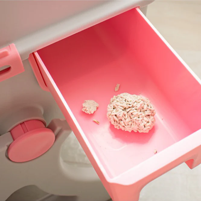 Naomi Semi-automatic Cat Litter Box with Side Door E217 - Image 7