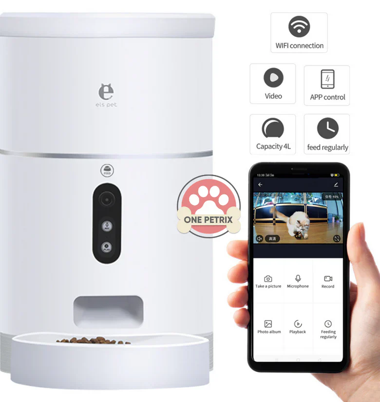Naomi Smart Automatic Pet Feeder with Camera and App 4L - Image 6