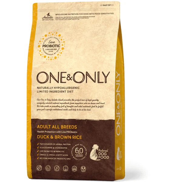 One and Only Adult All Breeds Duck & Rice Dog Dry Food (1KG-12kg)