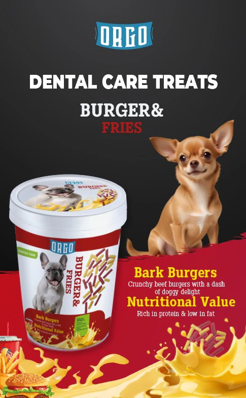 ORGO Dental Care Dog Treats Burger | Strong Teeth & Fresh Breath - Image 2