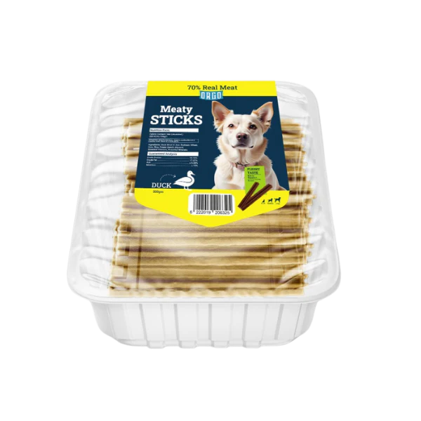 Orgo Duck Meaty Sticks - Dog Treats (500g)