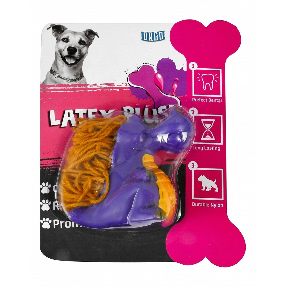 Orgo Latex Crocodile Plush Dog Toy - Image 2