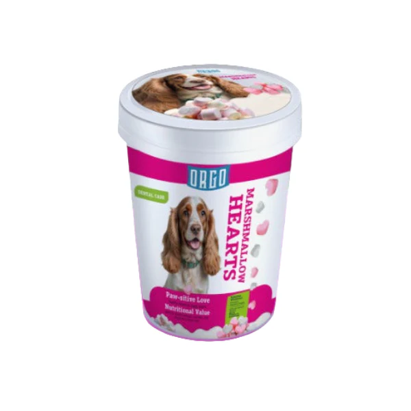 ORGO Marshmallow Hearts Dog Treats | Healthy & Tasty Rewards